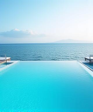 Privater Pool einer Villa